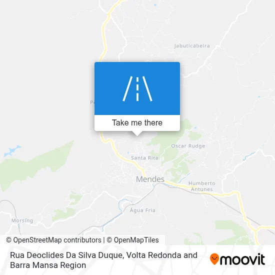 Rua Deoclides Da Silva Duque map