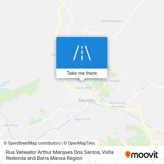 Rua Vereador Arthur Marques Dos Santos map