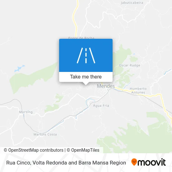 Rua Cinco map