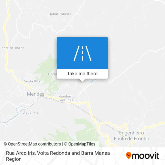 Rua Arco Iris map