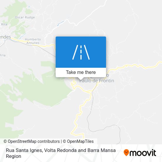 Rua Santa Ignes map
