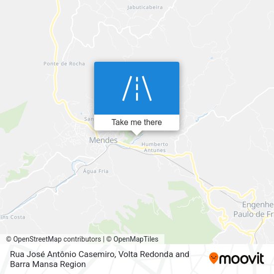 Rua José Antônio Casemiro map