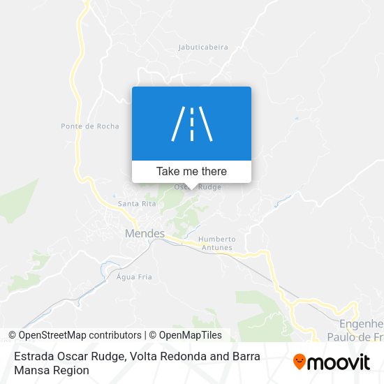 Estrada Oscar Rudge map