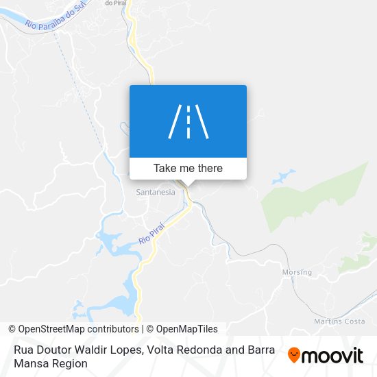 Rua Doutor Waldir Lopes map