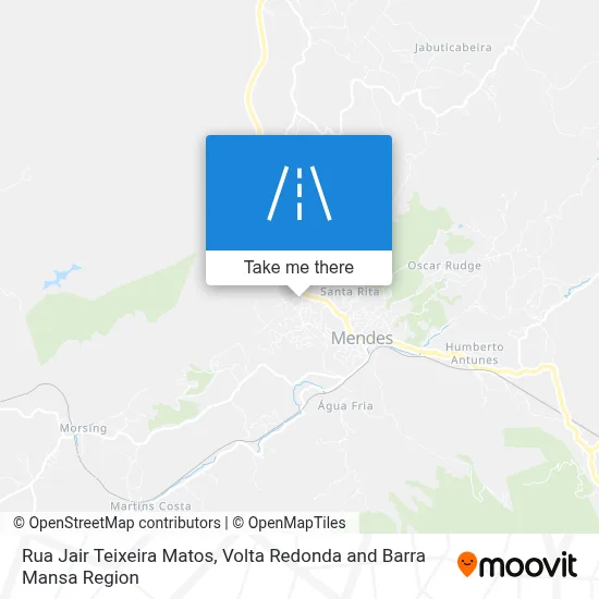 Rua Jair Teixeira Matos map