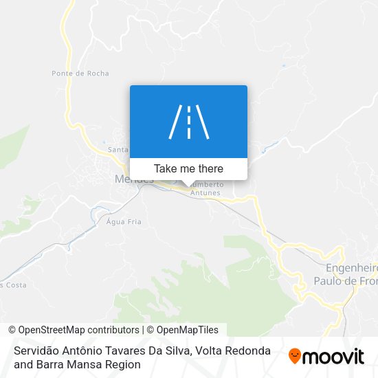 Servidão Antônio Tavares Da Silva map