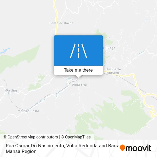 Rua Osmar Do Nascimento map
