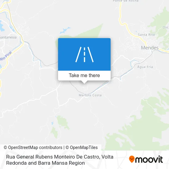 Rua General Rubens Monteiro De Castro map