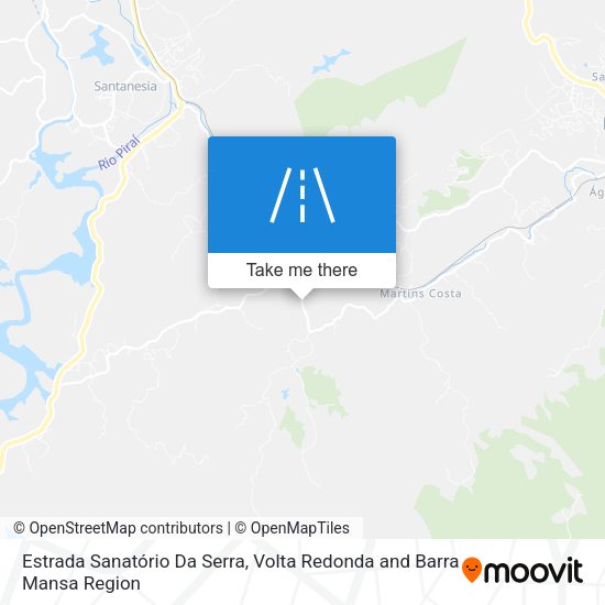 Estrada Sanatório Da Serra map