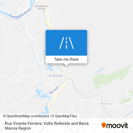 Rua Vicente Ferreira map