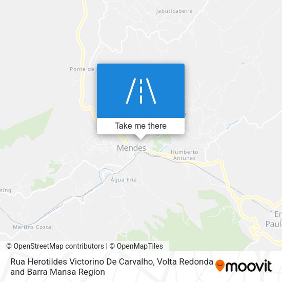 Rua Herotildes Victorino De Carvalho map