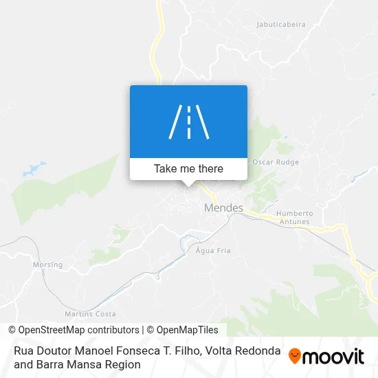 Rua Doutor Manoel Fonseca T. Filho map