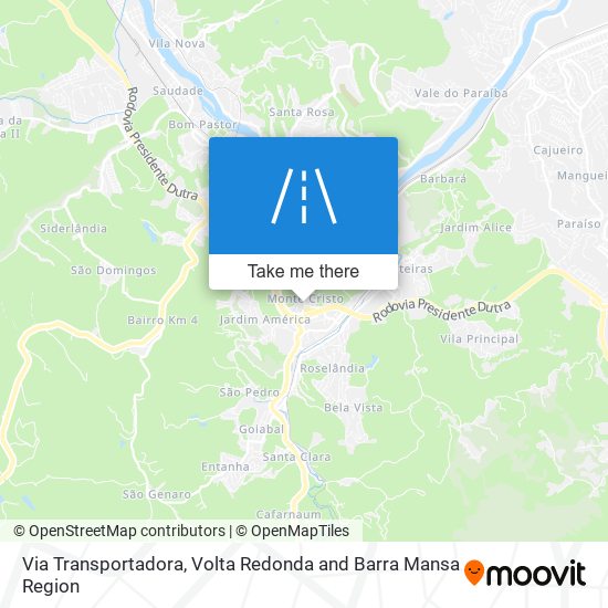 Mapa Via Transportadora