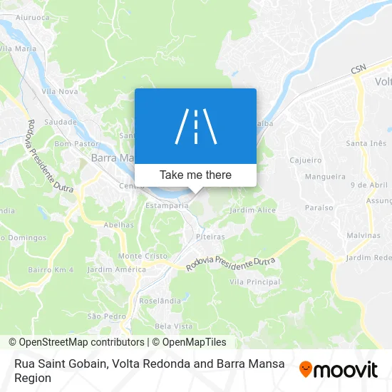 Rua Saint Gobain map