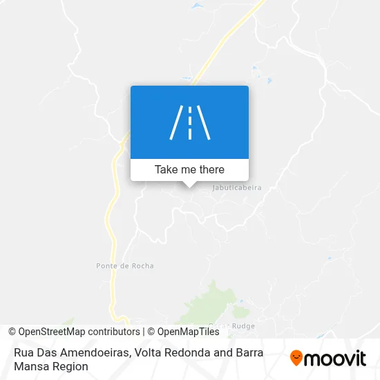 Rua Das Amendoeiras map