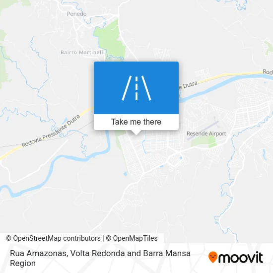 Rua Amazonas map
