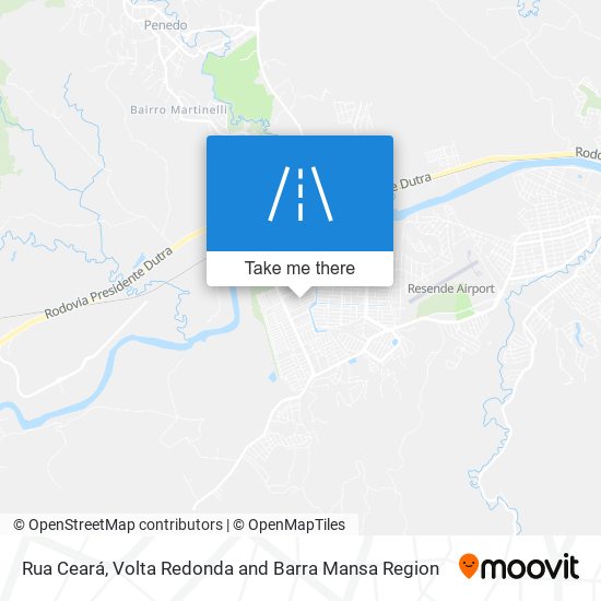 Mapa Rua Ceará