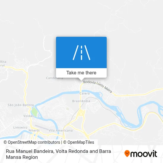Rua Manuel Bandeira map