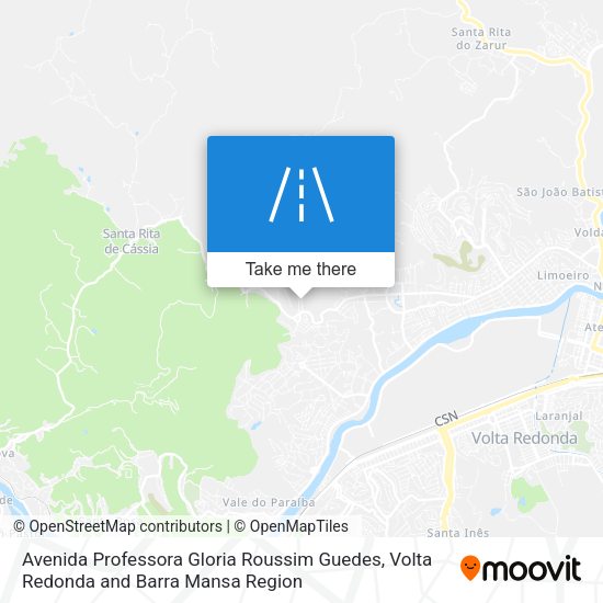 Avenida Professora Gloria Roussim Guedes map