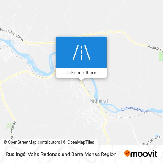 Rua Ingá map