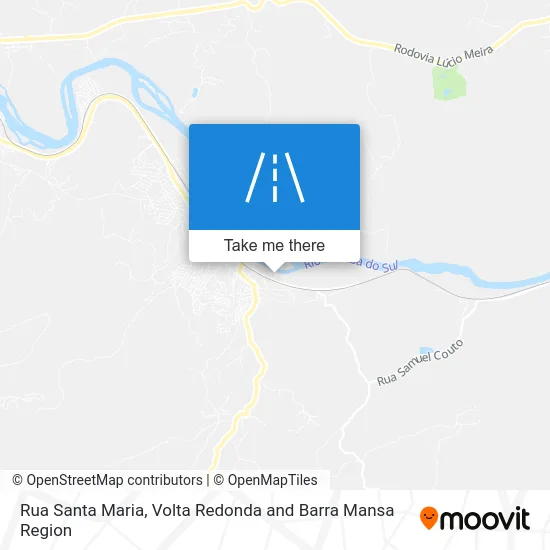 Rua Santa Maria map