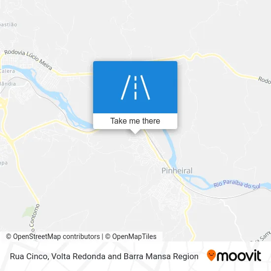 Rua Cinco map