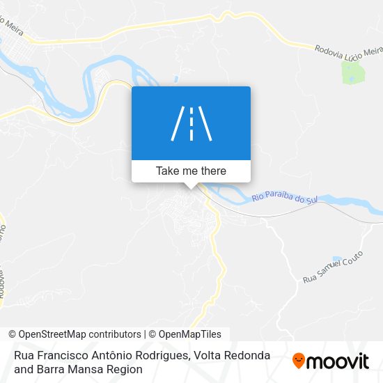 Rua Francisco Antônio Rodrigues map