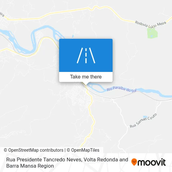 Rua Presidente Tancredo Neves map