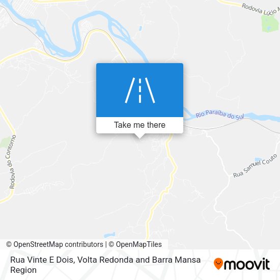 Rua Vinte E Dois map