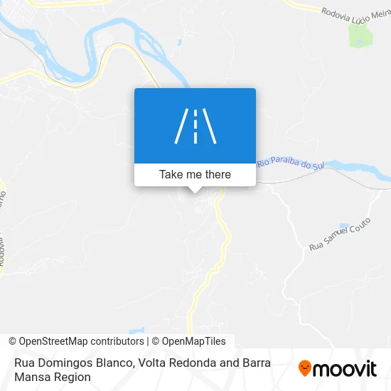 Rua Domingos Blanco map