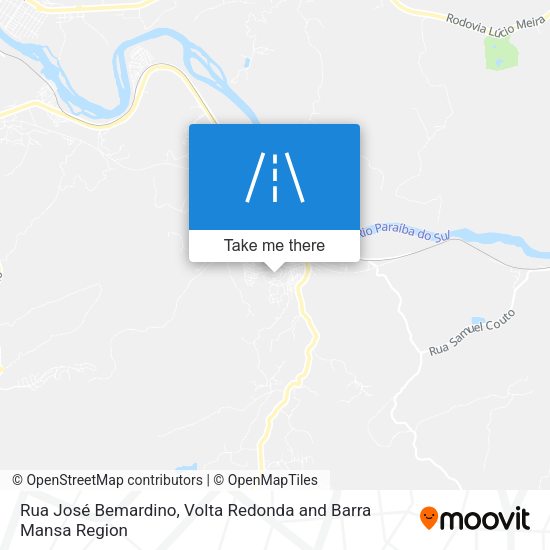 Rua José Bemardino map