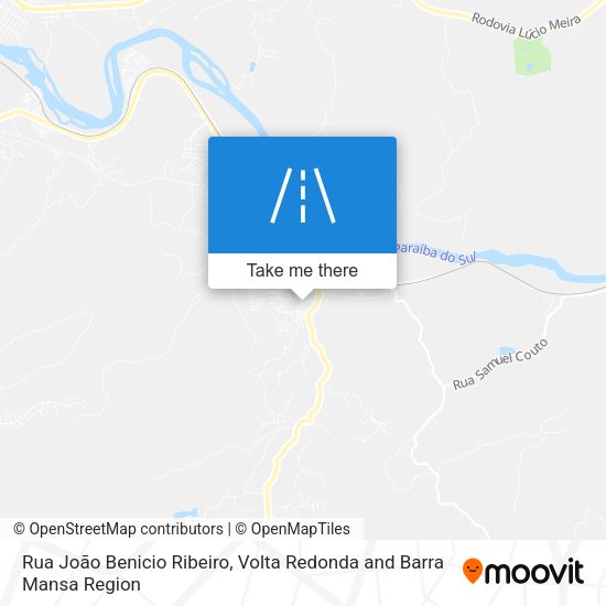 Rua João Benicio Ribeiro map