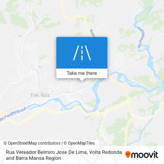 Rua Vereador Belmiro Jose De Lima map