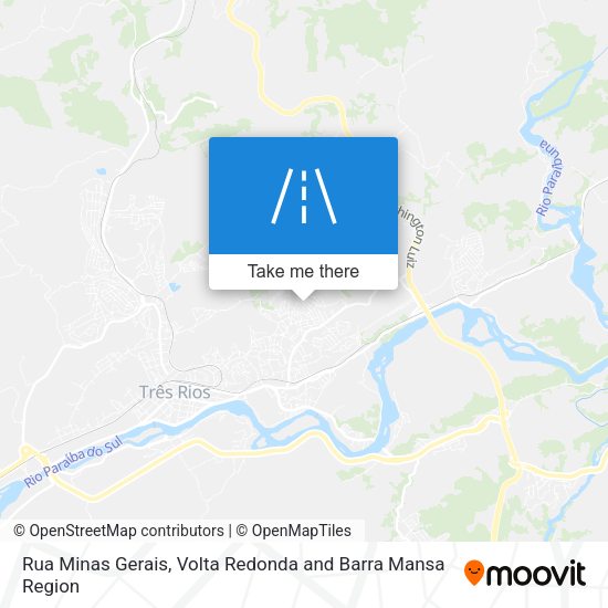 Rua Minas Gerais map