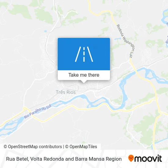 Rua Betel map
