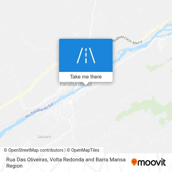 Rua Das Oliveiras map
