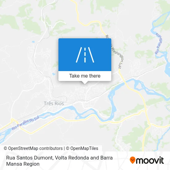 Rua Santos Dumont map