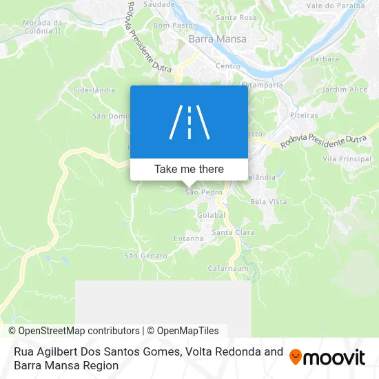 Rua Agilbert Dos Santos Gomes map