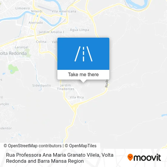 Rua Professora Ana Maria Granato Vilela map