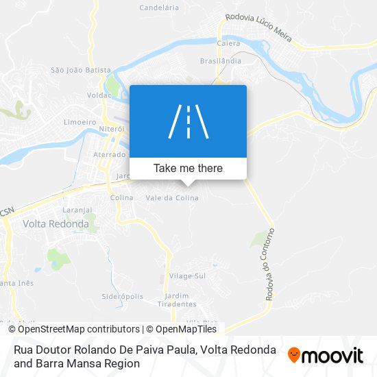 Rua Doutor Rolando De Paiva Paula map