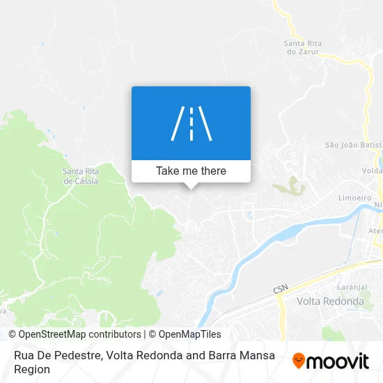 Rua De Pedestre map