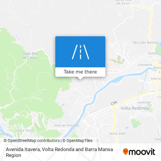 Mapa Avenida Itavera