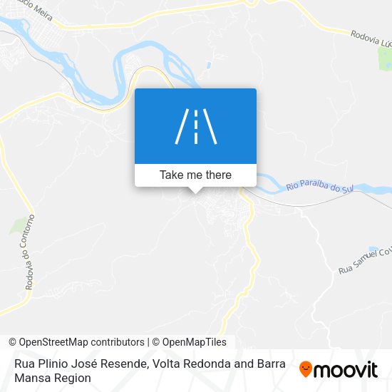 Rua Plinio José Resende map