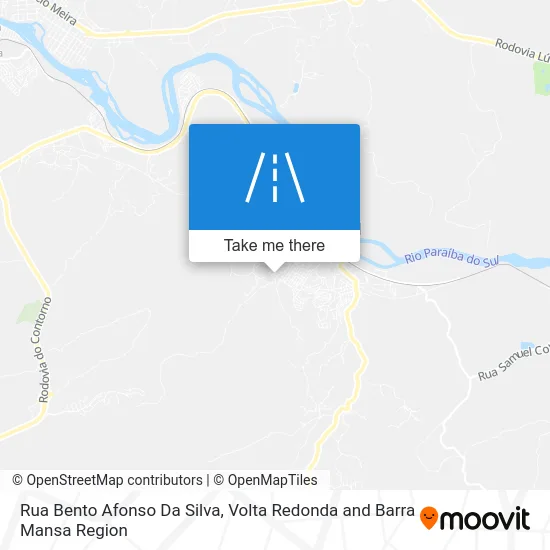 Rua Bento Afonso Da Silva map