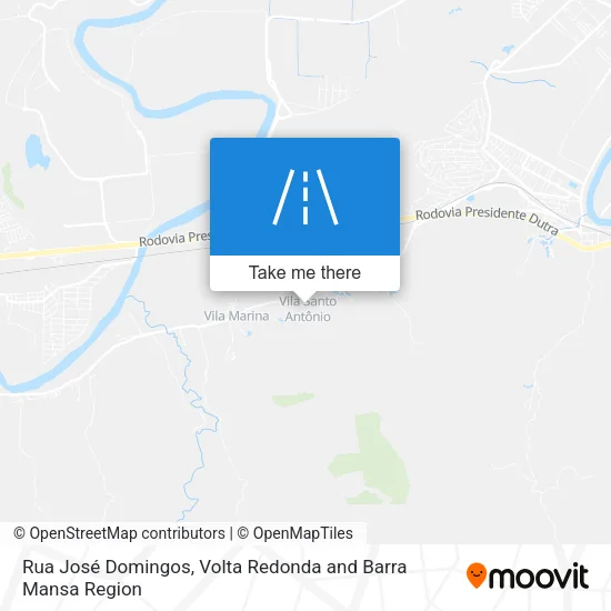 Mapa Rua José Domingos