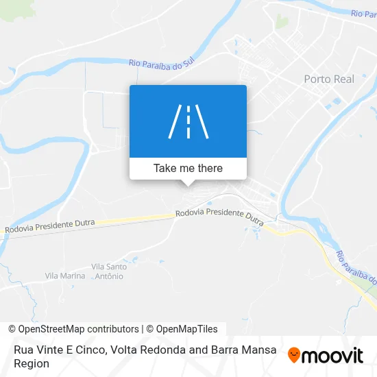 Rua Vinte E Cinco map