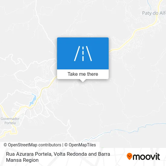 Rua Azurara Portela map