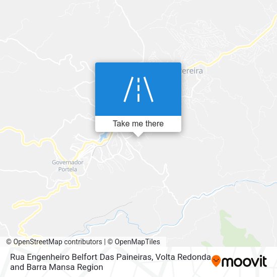 Rua Engenheiro Belfort Das Paineiras map
