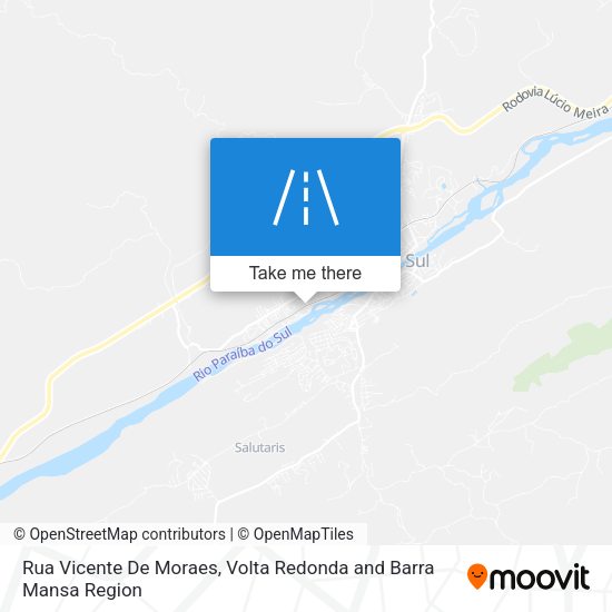 Rua Vicente De Moraes map