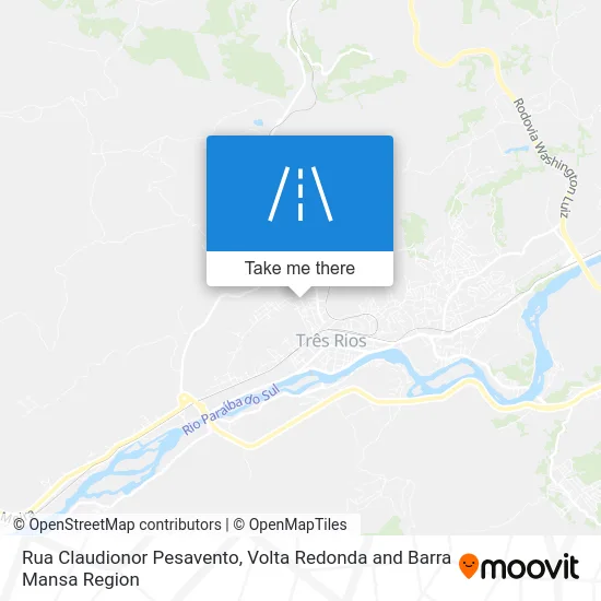 Rua Claudionor Pesavento map